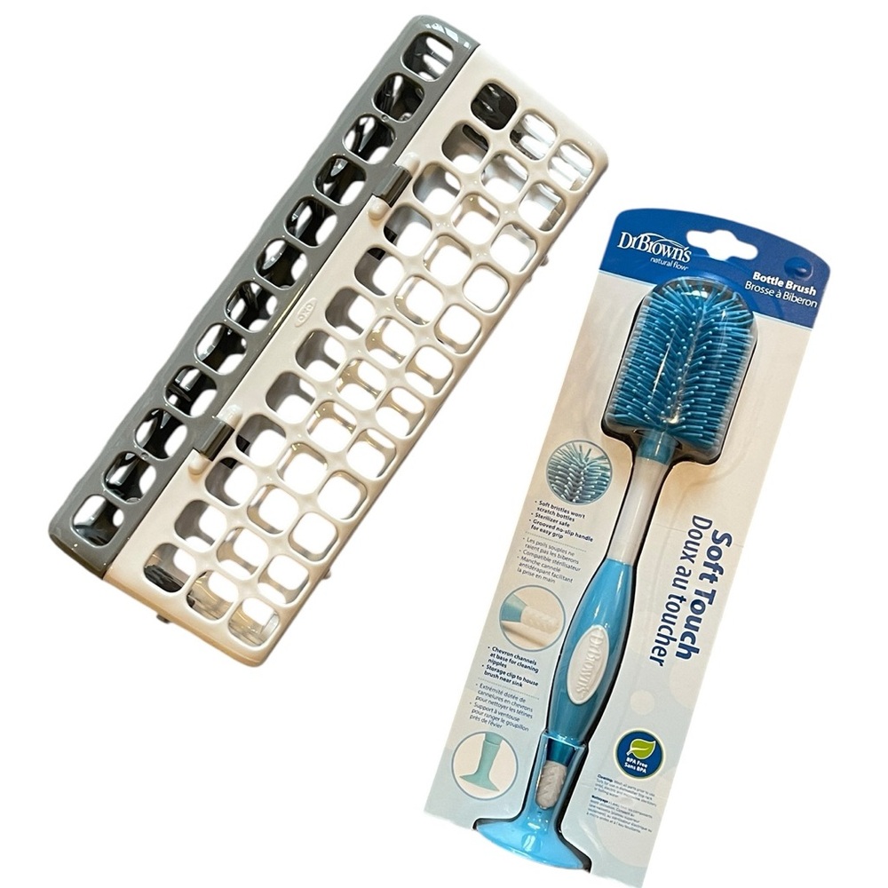 Oxo dishwasher Bottle Basket and Brush